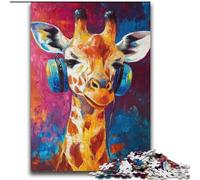 Jigsaw Puzzles for Teenagers 2000 Jigsaws Giraffe Art Toy Intellectual Game for Home Decoration for Age 14 Years Up 70x100cm