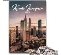 Jigsaw Puzzles for Teenagers 2000 Jigsaws Kuala Lumpur, Suitable for People Aged 14 And Above Educational Games Secret Santa Gifts 70x100cm