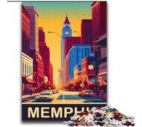 Jigsaw Puzzles for Teenagers 2000 Jigsaws Memphis, Suitable for People Aged 14 And Above Educational Games Secret Santa Gifts 70x100cm