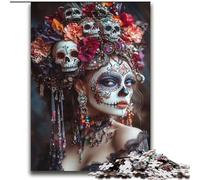 Jigsaw Puzzles for Teenagers 2000 Jigsaws Mexican Skull Girls Train Your Brain And Hands Gifts for Friends And Family 70x100cm