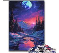 Jigsaw Puzzles for Teenagers 2000 Jigsaws Neon Winter Nature Train Your Brain And Hands Gifts for Friends And Family 70x100cm