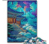 Jigsaw Puzzles for Teenagers 2000 Jigsaws Traditional Korean Palace Towers,Toys Educational Games Stress Relieving Unique Birthday And Gifts 70X100cm