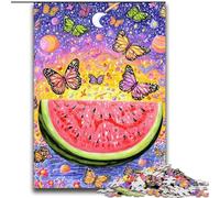 Jigsaw Puzzles for Teenagers 2000 Jigsaws Watermelon Butterfly,Toys Educational Games Stress Relieving Unique Home Decor And Gifts 70X100cm