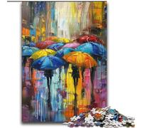 Jigsaw Puzzles for Teenagers 2000 People in The Rain Stress Reliever Staycation Kill Time Perfect Decoration for Age 14+ 70x100cm