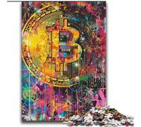 Jigsaw Puzzles for Teenagers 2000 Piece Bitcoin Graffiti Stress Reliever Difficult Challenge Unique Home Decor And Gifts 70x100cm