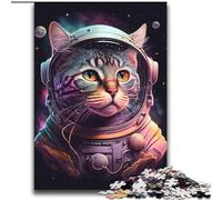 Jigsaw Puzzles for Teenagers 2000 Piece Cat Astronaut Help The Brain Exercise Addictive Toys to Cultivate Patience Great Gift 70x100cm