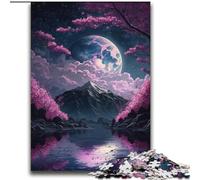 Jigsaw Puzzles for Teenagers 2000 Piece Cherry Blossoms Mountain for And from 14 Years And over Play Toys Because It Is Ideal As A Gift for The Whole Family 70x100cm