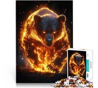 Jigsaw Puzzles for teenagers 2000 Piece Fiery Bear Spielzeug für die ganze Familie Geschenke für Freunde und Familie70x100cm