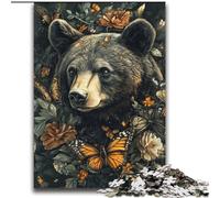 Jigsaw Puzzles for Teenagers 2000 Piece Flowers Butterfly Brown Bear for And from 14 Years And over Play Toys Because It Is Ideal As A Gift for The Whole Family 70x100cm