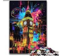 Jigsaw Puzzles for Teenagers 2000 Piece Graffiti Big Ben Help The Brain Exercise Addictive Toys to Cultivate Patience Great Gift 70x100cm