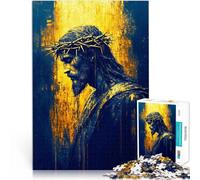 Jigsaw Puzzles for teenagers 2000 Piece Jesus Christ Portrait Challenging To Complete But Fun And Humorous 70x100cm Gift For Birthdays for Age 14 Years Up