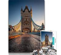 Jigsaw Puzzles for Teenagers 2000 Piece London Bridge,Stress Reliever Difficult Challenge Unique Home Decor And Gifts 70x100cm