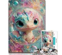 Jigsaw Puzzles for Teenagers 2000 Piece Magic Dragon,Stress Reliever Difficult Challenge Unique Home Decor And Gifts 70x100cm