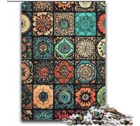 Jigsaw Puzzles for Teenagers 2000 Piece Mandala Flower Collage Challenging Game Toys Deal As Gifts for The Whole Family for Ages 14+ 70x100cm