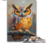 Jigsaw Puzzles for Teenagers 2000 Piece Mysterious Owl for And from 14 Years And over Play Toys Because It Is Ideal As A Gift for The Whole Family 70x100cm