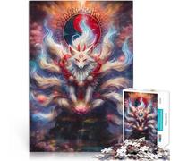 Jigsaw Puzzles for teenagers 2000 Piece Nine-Tailed Fox Spirit Schwierig Schwer Die Liebe zwischen Paaren stärken70x100cm