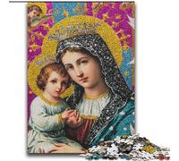 Jigsaw Puzzles for Teenagers 2000 Piece Portrait of Mary The Mother for And from 14 Years And over Play Toys Because It Is Ideal As A Gift for The Whole Family 70x100cm