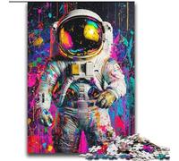 Jigsaw Puzzles for Teenagers 2000 Piece Psychedelic Astronaut Help The Brain Exercise Addictive Toys to Cultivate Patience Great Gift 70x100cm