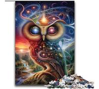 Jigsaw Puzzles for Teenagers 2000 Piece Puzzle Animal Fantasy Owl Educational Games Home Decoration Artists Collection, Fine Art 70x100cm