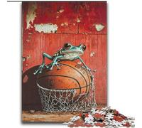Jigsaw Puzzles for Teenagers 2000 Piece Puzzle Basketball And Frog,Challenging Difficult with Fully Interlocking Randomly Shaped Pieces 70X100cm