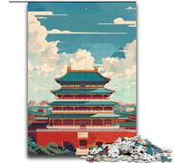 Jigsaw Puzzles for Teenagers 2000 Piece Puzzle Forbidden Temple, Educational Toys for Is Ideal As A Gift for The Whole Family for And 14 Years Old 70x100cm
