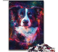 Jigsaw Puzzles for Teenagers 2000 Piece Puzzle Galaxy Border Collie Educational Games Home Decoration Artists Collection, Fine Art 70x100cm