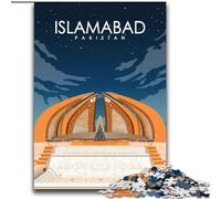 Jigsaw Puzzles for Teenagers 2000 Piece Puzzle Islamabad Pakistan, Stress Relief Toys Unique Birthday And Gifts for Ages 14+ 70x100cm