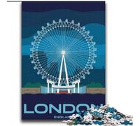 Jigsaw Puzzles for Teenagers 2000 Piece Puzzle London Cityscape, Stress Relief Toys Unique Birthday And Gifts for Ages 14+ 70x100cm