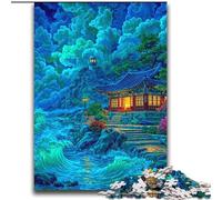 Jigsaw Puzzles for Teenagers 2000 Piece Puzzle Traditional Korean Palace Towers,Educational Games Home Decoration for Is Ideal As A Gift for The Whole Family 70X100cm