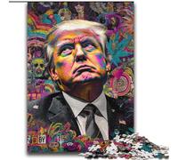 Jigsaw Puzzles for Teenagers 2000 Piece Puzzle Trum-p Graffiti,Family Entertainment Toys Is Ideal As A Gift for The Whole Family 70X100cm