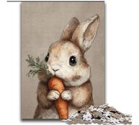 Jigsaw Puzzles for Teenagers 2000 Piece Rabbit Eating Carrot Help The Brain Exercise Addictive Toys to Cultivate Patience Great Gift 70x100cm