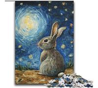 Jigsaw Puzzles for Teenagers 2000 Piece Rabbit Under The Night Sky Stress Reliever Difficult Challenge Unique Home Decor And Gifts 70x100cm