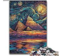 Jigsaw Puzzles for Teenagers 2000 Piece Starry Sky Pyramid Stress Reliever Difficult Challenge Unique Home Decor And Gifts 70x100cm