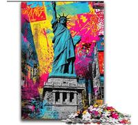Jigsaw Puzzles for Teenagers 2000 Piece Statue of Liberty Help The Brain Exercise Addictive Toys to Cultivate Patience Great Gift 70x100cm