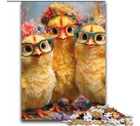 Jigsaw Puzzles for Teenagers 2000 Piece Three Little Chickens Challenging Game And Family Play for Is Ideal As A Gift for The Whole Family 70x100cm