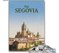 Jigsaw Puzzles for Teenagers 2000 Piece Visit Segovia,for Educational Game Challenge Toy Birthday Present,Gifts,Wall Art 70x100cm