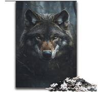 Jigsaw Puzzles for Teenagers 2000 Piece Wild Wolf,Stress Reliever Difficult Challenge Every Piece Is Unique - Challenging Family Fun Game 70x100cm