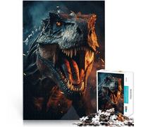 Jigsaw Puzzles for teenagers 2000 Pieces Angry dino Handgeschwindigkeitswettbewerb Einzigartige Wohndekoration und Geschenke70x100cm