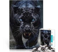 Jigsaw Puzzles for teenagers 2000 Pieces black panther powerful eye Entspannungsspiele Ein Kunstwerk70x100cm