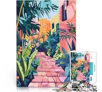 Jigsaw Puzzles for teenagers 2000 Pieces Bulgarian Pastel Alleyway Minimalist Art Analyse und Logik Gutes Geschenk70x100cm