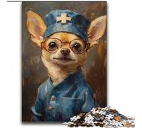 Jigsaw Puzzles for Teenagers 2000 Pieces Chihuahua Nurse for Age 14 Years And over Beautiful Design GameBeautiful Design Game Great Gift 70x100cm
