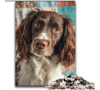 Jigsaw Puzzles for Teenagers 2000 Pieces Cocker Spaniel,Help The Brain Exercise Addictive Toys to Cultivate Patience Perfect Decoration 70x100cm
