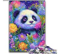 Jigsaw Puzzles for Teenagers 2000 Pieces Flower Panda Family Game Stress Reliever Difficult Challenge Suitable for Couples 70x100cm