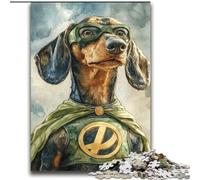 Jigsaw Puzzles for Teenagers 2000 Pieces Hero Dachshund Suitable for People Aged 14 And Above Educational Game Challenge Toy Gift For Birthdays 70x100cm