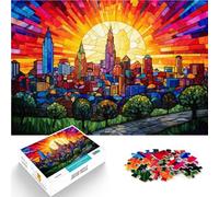 Jigsaw Puzzles for teenagers 2000 Pieces Kansas City Glass Skyline Spielspielzeug Einzigartige Wohndekoration und Geschenke70x100cm