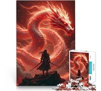 Jigsaw Puzzles for teenagers 2000 Pieces samurai Dragon Herausforderndes Spiel Geburtstagsgeschenk, Geschenke, Wandkunst70x100cm