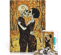 Jigsaw Puzzles for teenagers 2000 Pieces Skeleton Embrace Herausfordernd Schwierig Verbessern Sie das Gedächtnis70x100cm