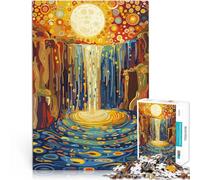 Jigsaw Puzzles for teenagers 2000 Pieces Starry Waterfall Hands-on-Spiel mit vollständig ineinander greifenden, zufällig geformten Teilen70x100cm