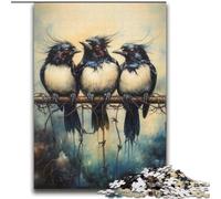 Jigsaw Puzzles for Teenagers 2000 Pieces Three Birds,Family Activity Fun at Home Activities,Birthday Present,Travel Gifts 70X100cm