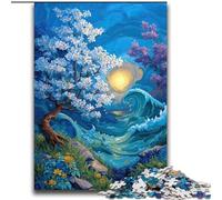 Jigsaw Puzzles for Teenagers 2000 Pieces Trees by The Ocean Learning Educational Toys Family Games Gifts for Friends And Family 70x100cm
